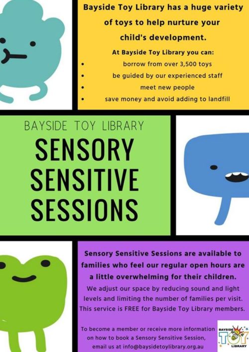 Read more about the article Sensory Sensitive Sessions – next session on Aug 3rd, between 12pm-1pm